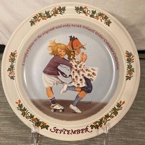 September Ceramic Plate